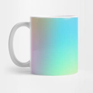 Soft Pastel Rainbow Ombre Design Mug